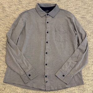 Fabletics Men’s Navy Button-Up Shirt – Size Large